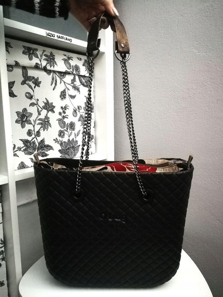 Obag Mini Matelasse Obag Matelasse Obag Mini Matelasse Nero Pikowana Czarna  Zestaw 10136190535