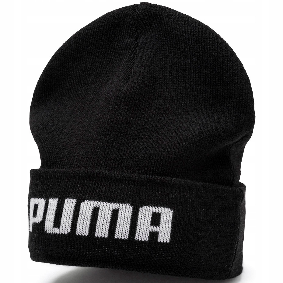 Czapka Puma Mid Fit Cat Beanie czarna 021708 01 Se