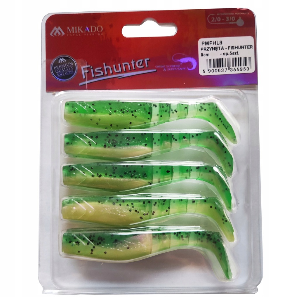 MIKADO Przynęta kopyto FISHUNTER 8cm 76 5 sztuk