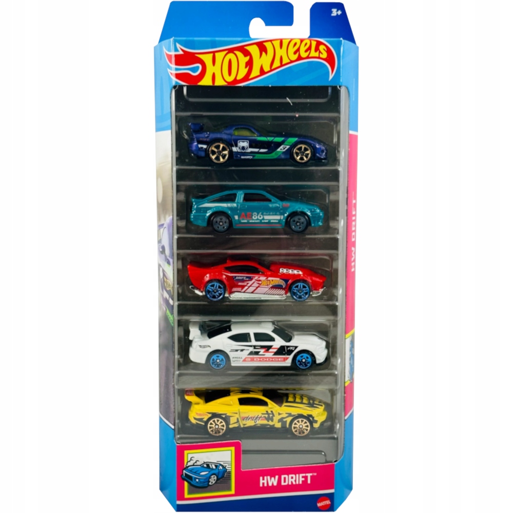 HOT WHEELS 5-PAK HW DRIFT HLY75