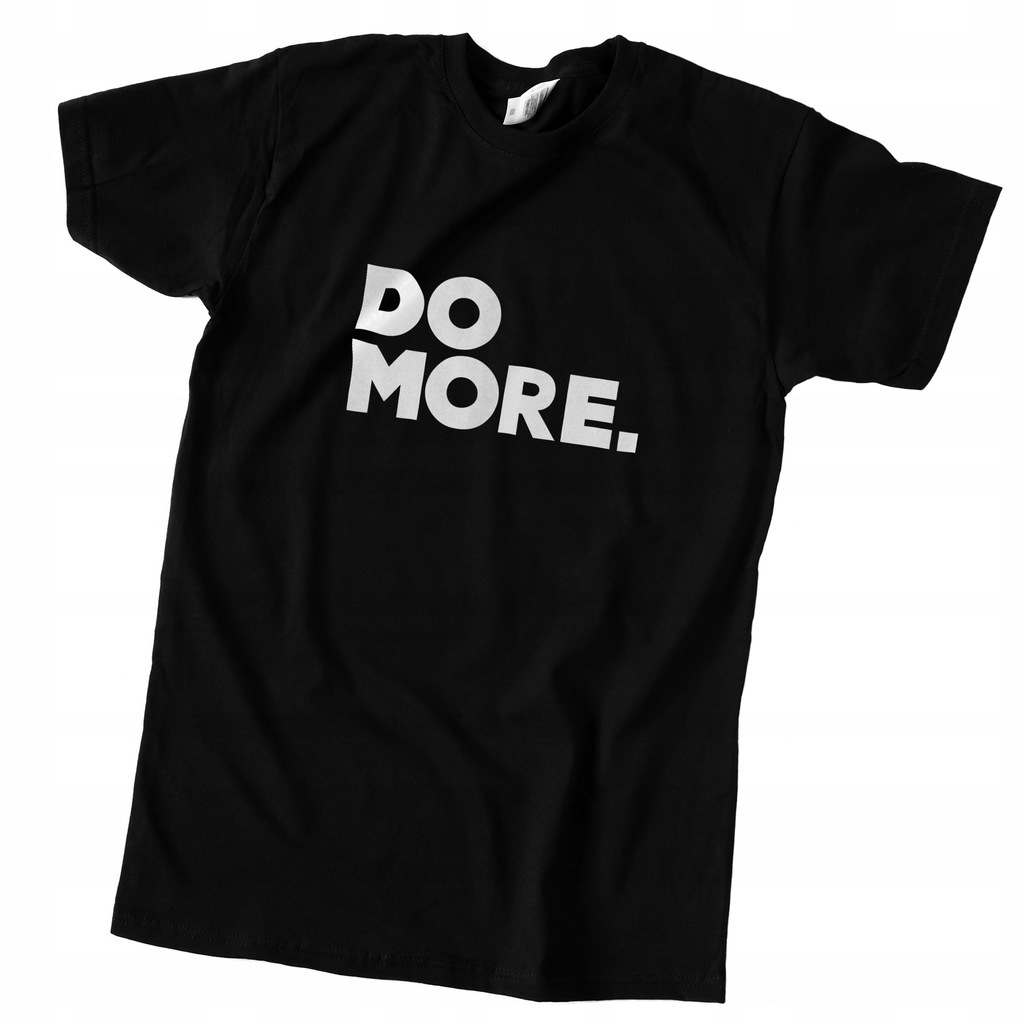 koszulka font Do More. minimalistyczna