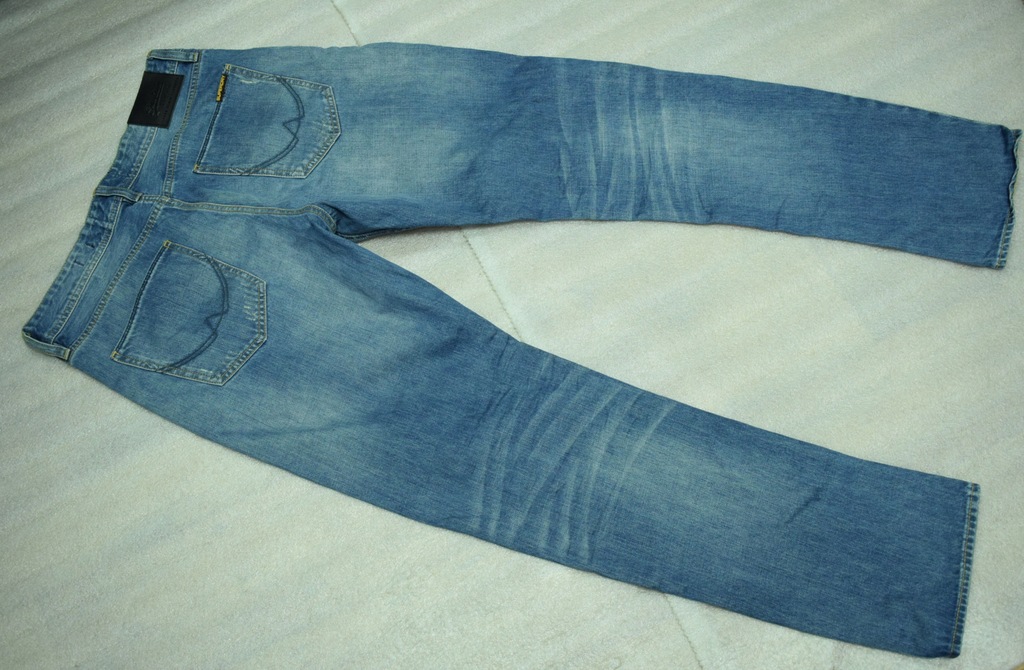 SUPERDRY COPPERFILL LOOSE JEANS SPODNIE 34X32