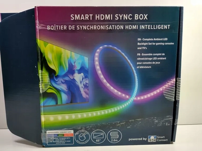 OŚWIETLENIE LED SMART HDMI SYNC BOX LSC SMART CONNECT 2.6M