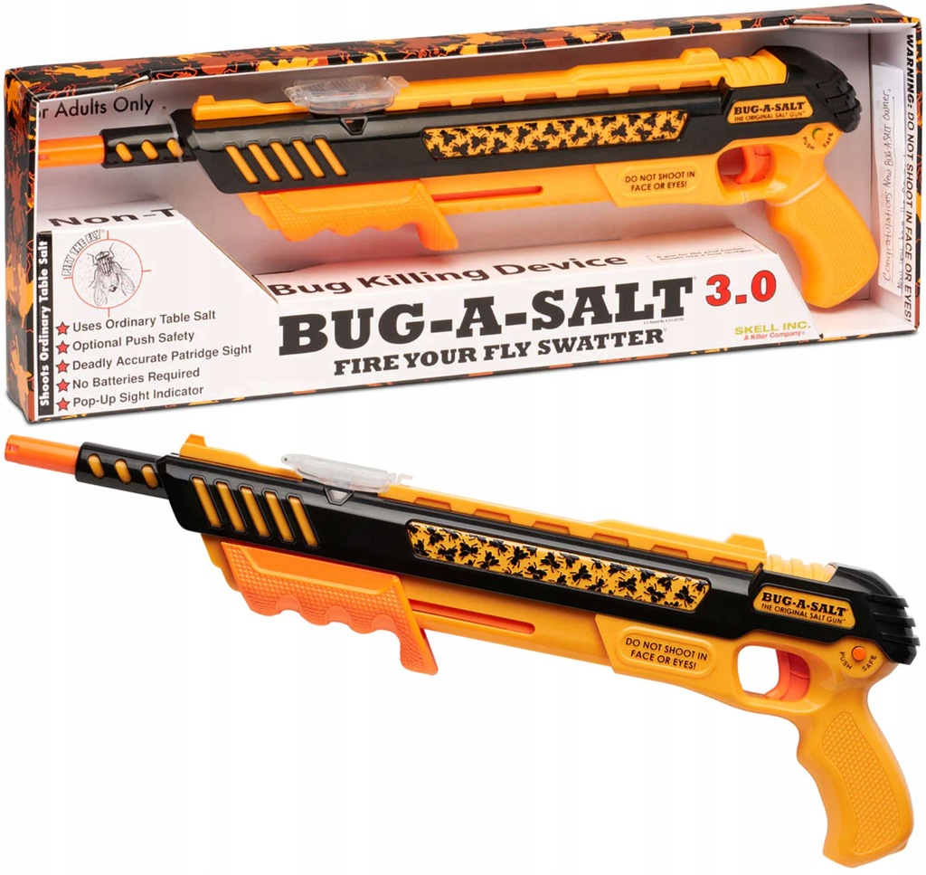 WYRZUTNIA SOLI BUG-A-SALT SHOTGUN NA MUCHY KOMARY OWADY CRUSH BS-63-OC