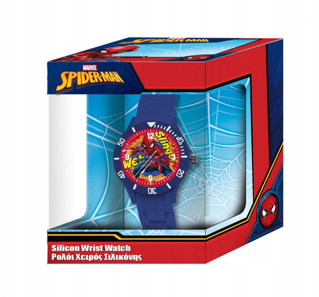 Diakakis Zegarek analogowy w pudełku Spiderman