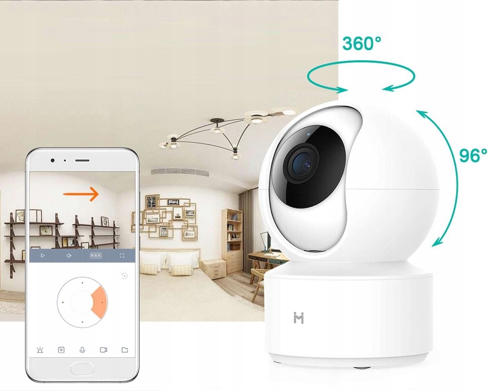 Купить IP-камера Xiaomi Mi Home Security 360 1080p: отзывы, фото, характеристики в интерне-магазине Aredi.ru