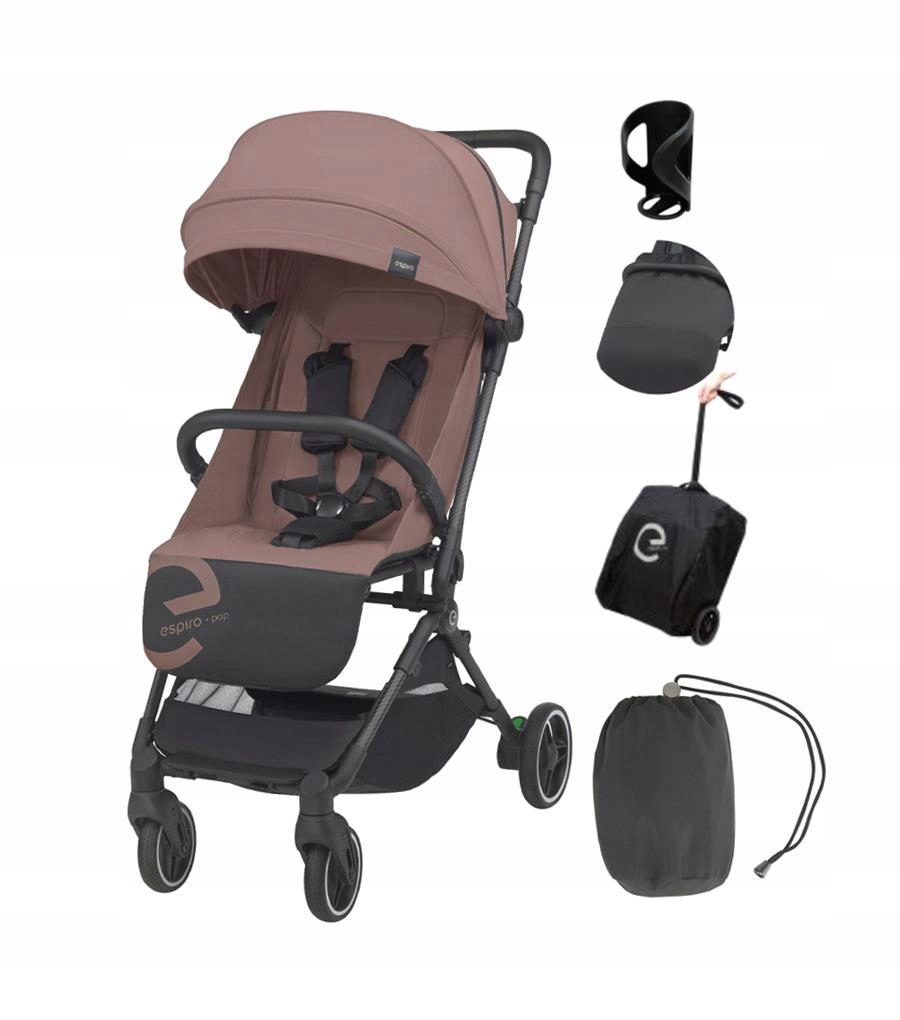 ESPIRO LEKKI WÓZEK POP 08 SPACERÓWKA 5,8 KG PODRÓŻNA DLA DZIECKA DO 22 KG