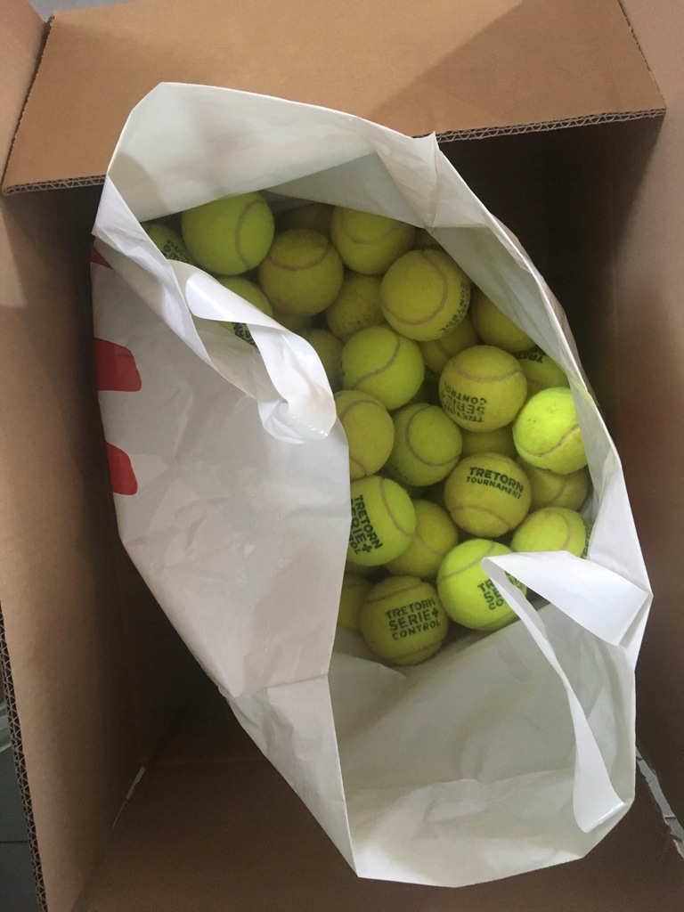 Piłki tenisowe markowe - używane 100 szt od 1 zł