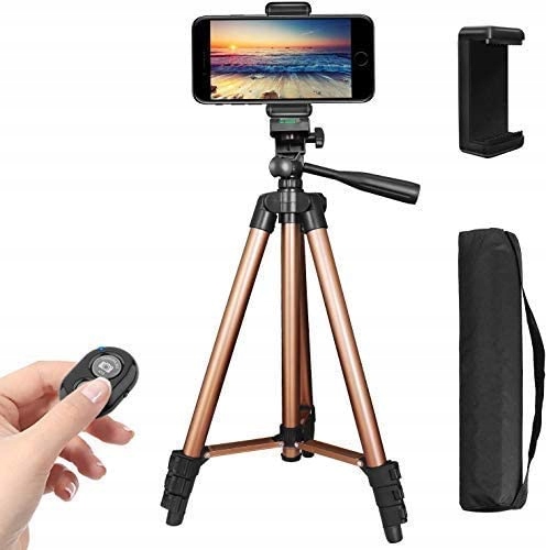 Statyw Tripod 127cm Selfie Pilot Uchwyt na Telefon