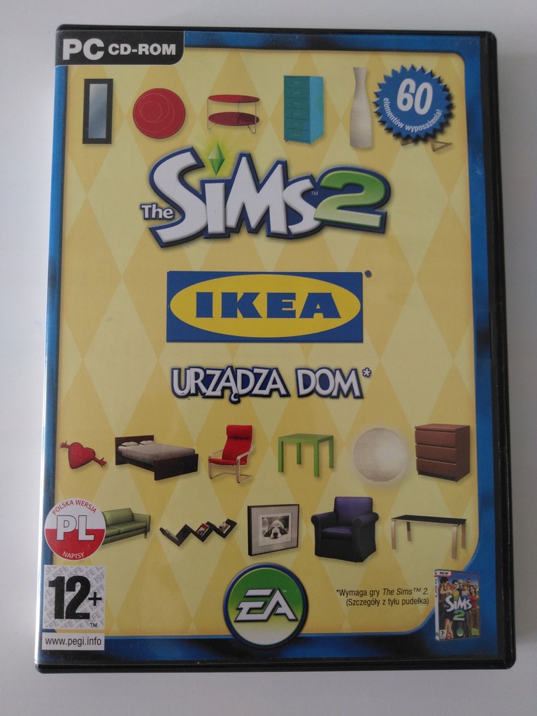 The Sims 2: IKEA Urządza Dom PL Oryginalne Wyd. CD