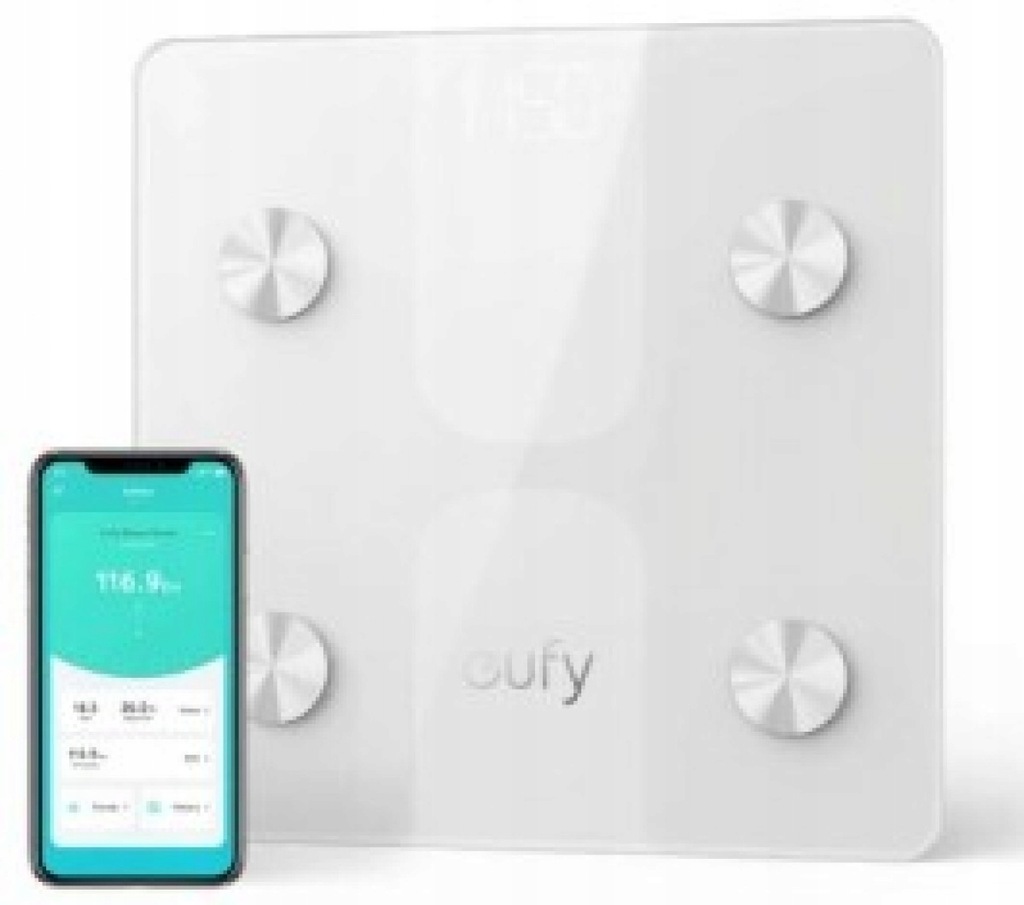 Waga łazienkowa Eufy Smart Scale C1 iOS Android B