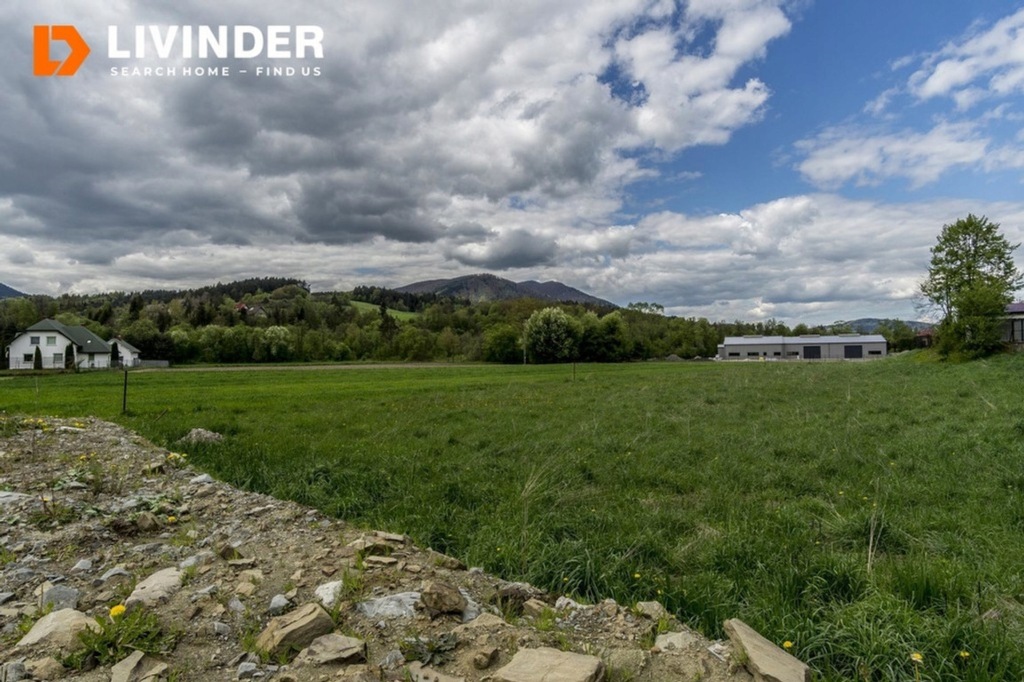 Działka, Mszana Dolna, 1100 m²