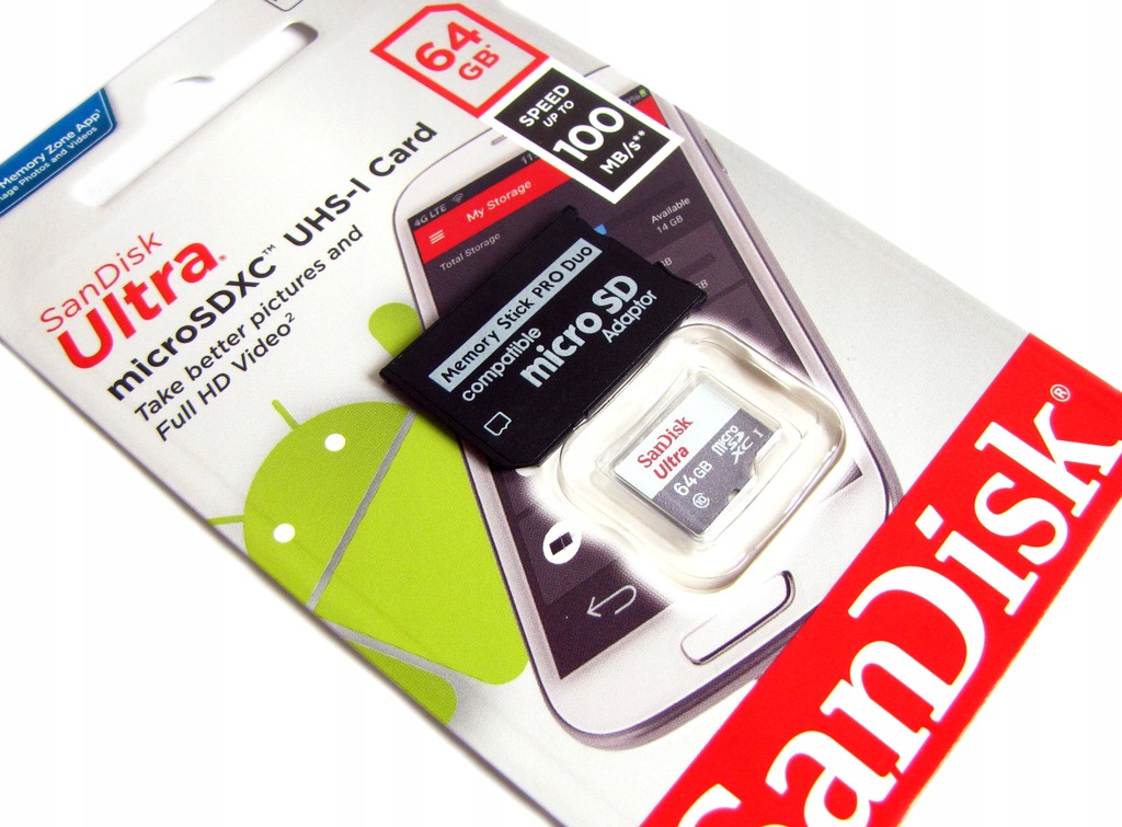 KARTA SANDISK 64GB MEMORY STICK PRO DUO SONY PSP 10699161962