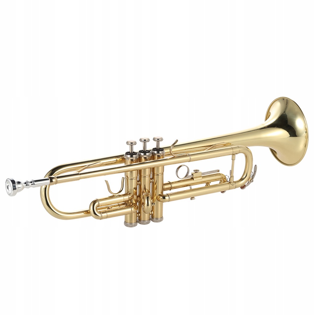 Trumpet Bb Flat Brass Gold-painted Exquisite Durab