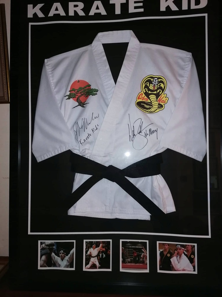 Karate Kid Kimono autografy Unikat kolekcjonerski