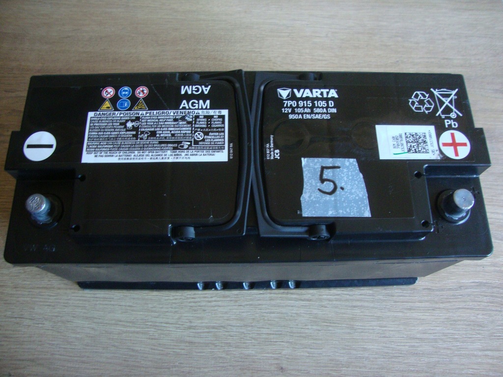 Akumulator VARTA Germany 7P0 915 105 D 12V 105Ah 580A Zalasewo 