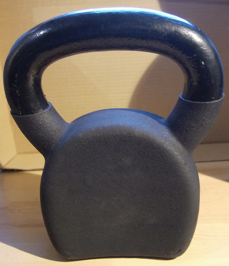 Kettlebell żeliwny/gumowany Men's Health 15kg