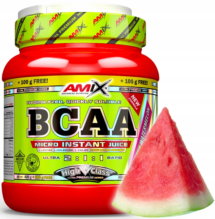 Amix BCAA Aminokwasy 2:1:1 500g Arbuzowy