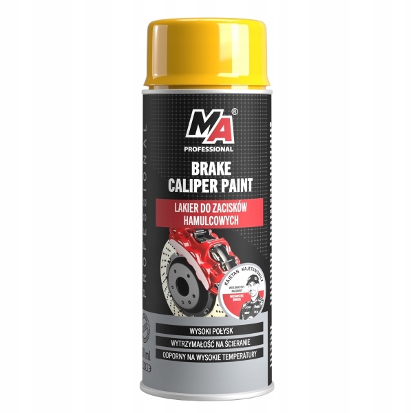 MOJE AUTO LAKIER DO ZACISKÓW HAM. ŻÓŁTY 400ML / BRAKE CALIPER SPRAY YELLOW