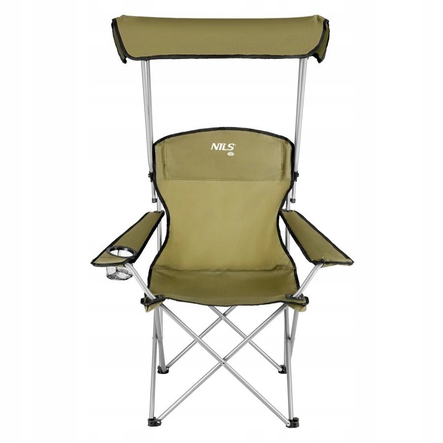 Krzesło turystyczne NILS CAMP z daszkiem NC3087 Zi
