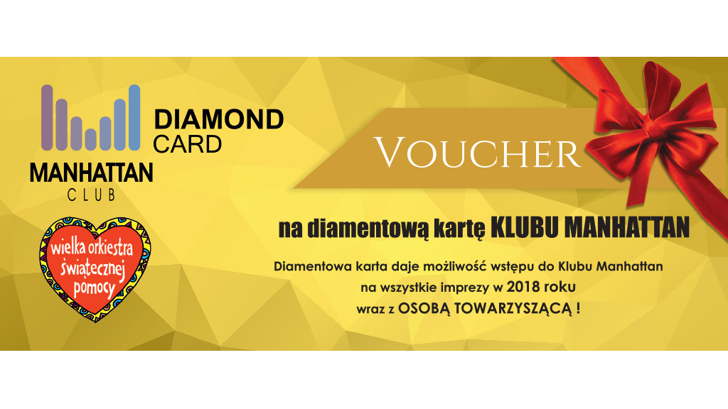 Manhattan Club- voucher dla dwojga na 2018r.