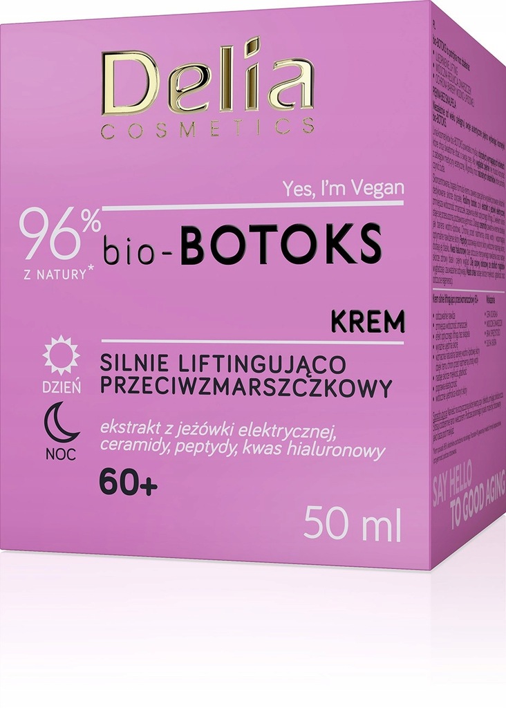 DELIA bio-BOTOKS silnie liftingujący krem 60+,50ml