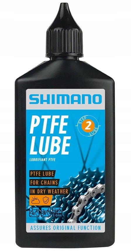 SHIMANO Olej smar do łańcucha PTFE LUBE suchy 100