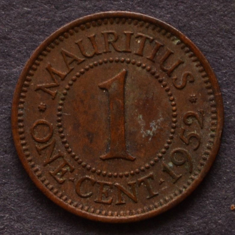 Mauritius - 1 cent 1952