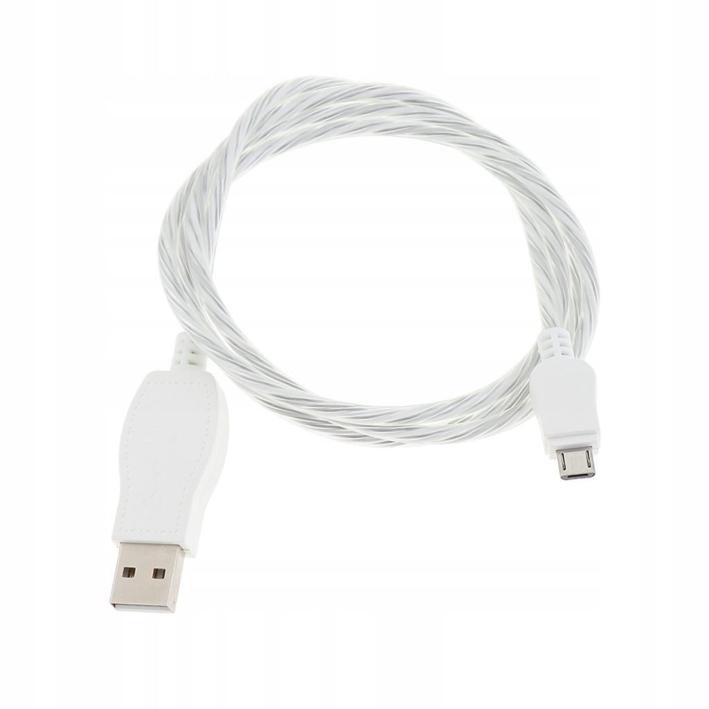 1m Visible Flowing LED Light Charging Cable Sync