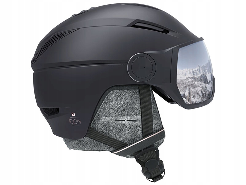 Kask z szybą SALOMON ICON2 VISOR Black 2020 roz. M