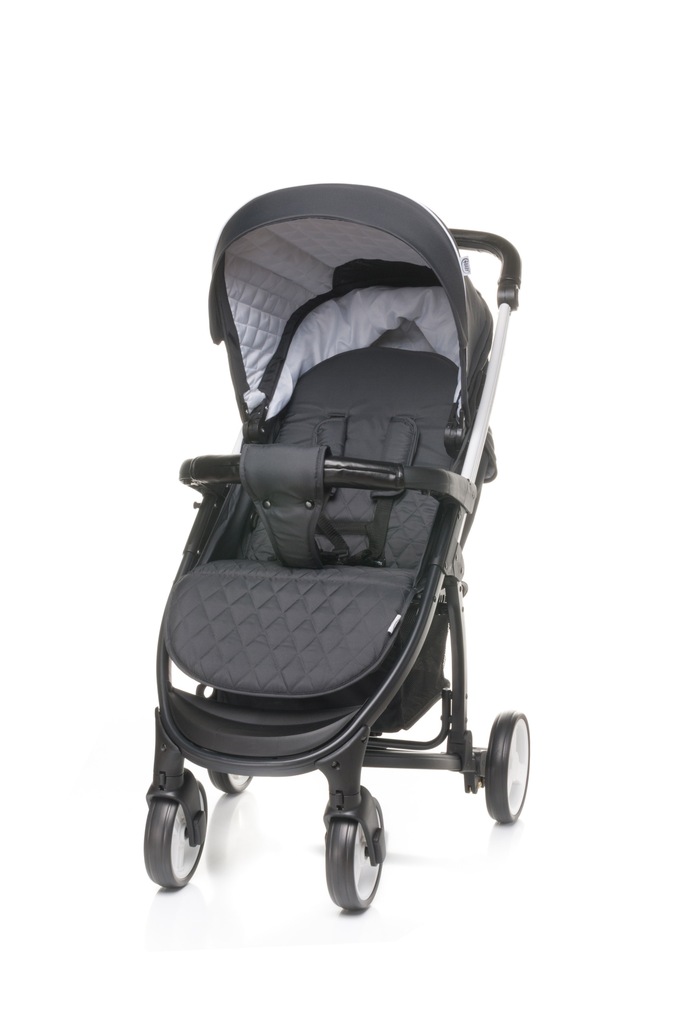 4 BABY Wózek spacerowy ATOMIC XVII DARK GREY