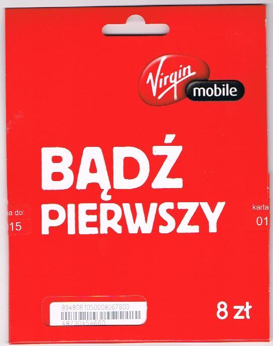 KARTA SIM VIRGIN MOBILE