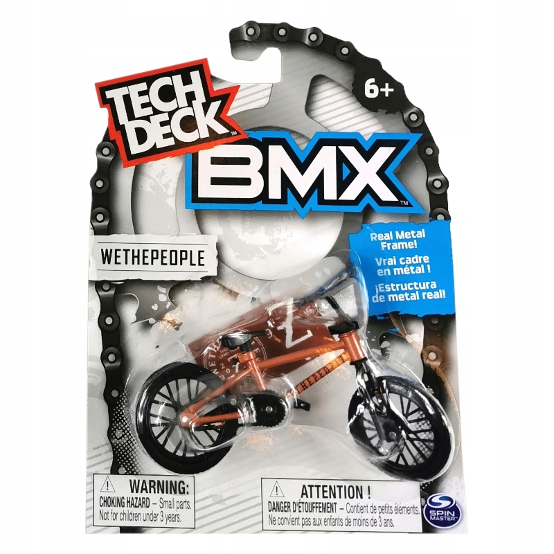 SPIN MASTER TECH DECK FINGERBOARD ROWER BMX METAL