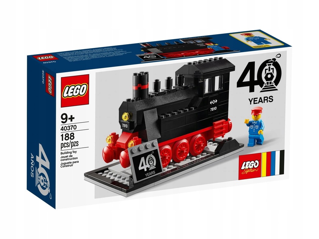 Lego Zestaw na 40lecie projektu Pociągi LEGO 40370