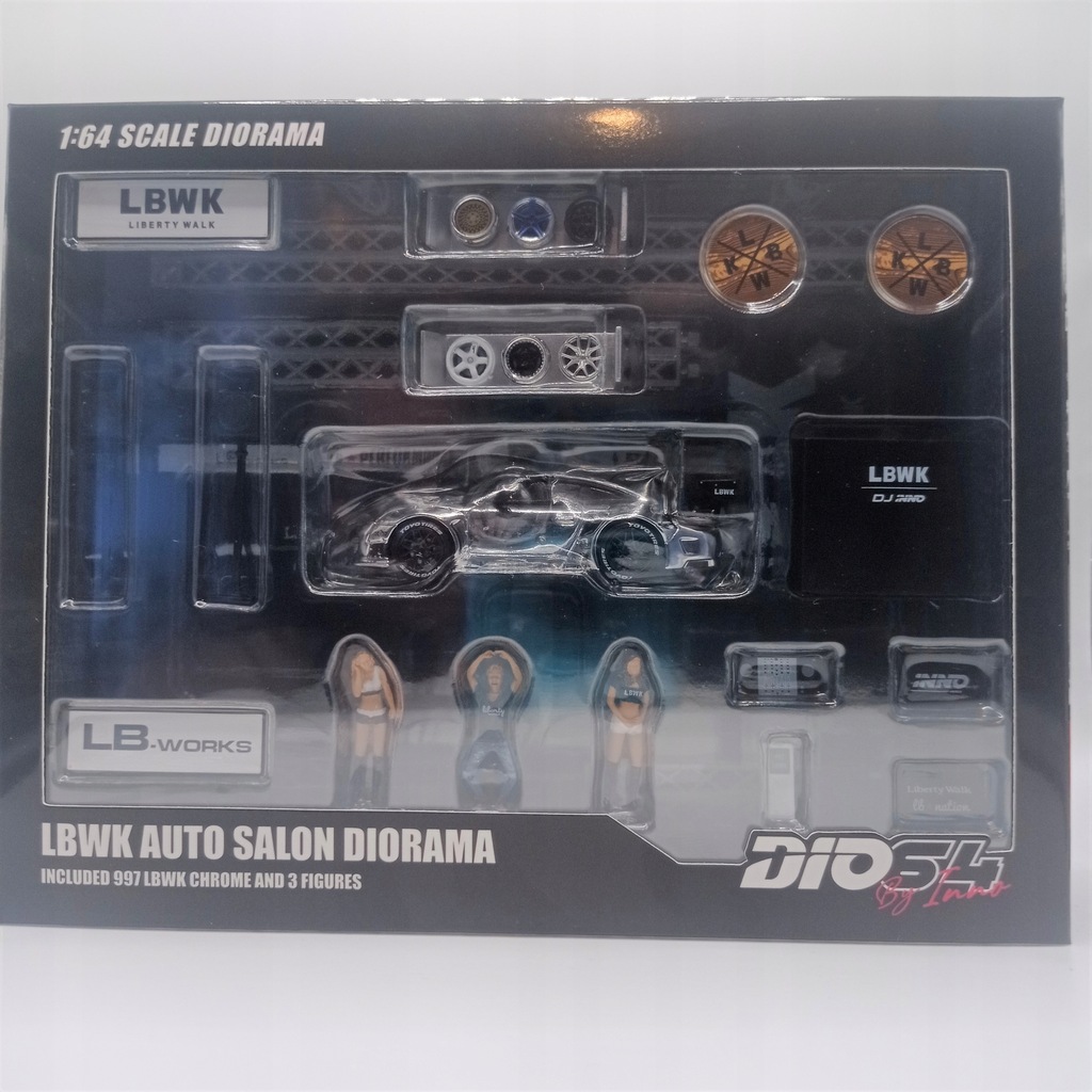 1/64 　LBWK AUTO SALON　 DIORAMA　シュリンク未開封 1/64 LBWK AUTO SALON DIORAMA シュリンク未開封