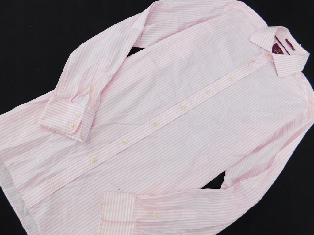 1901d56 M&S koszula W KRATKĘ różowa S/M