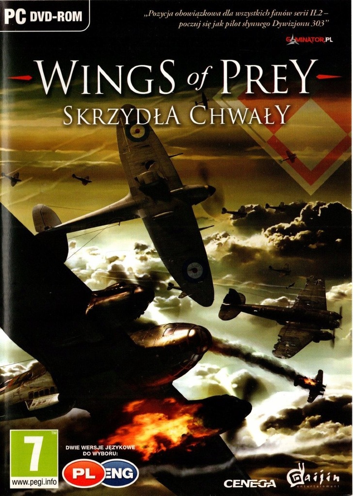 Wings of Prey Skrzydła chwały PC DVD-ROM