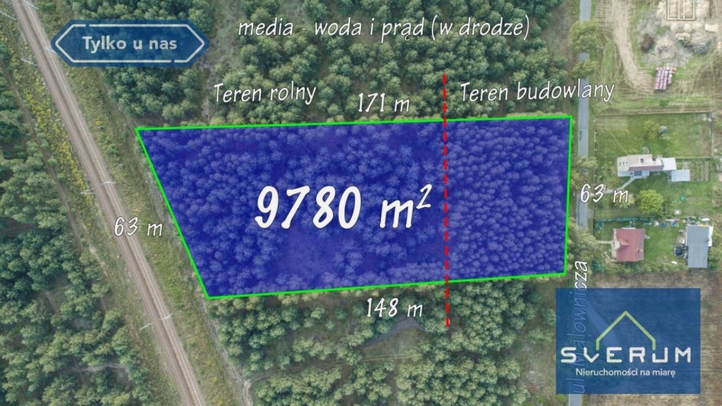 Działka, Bukowno, Olsztyn (gm.), 9780 m²