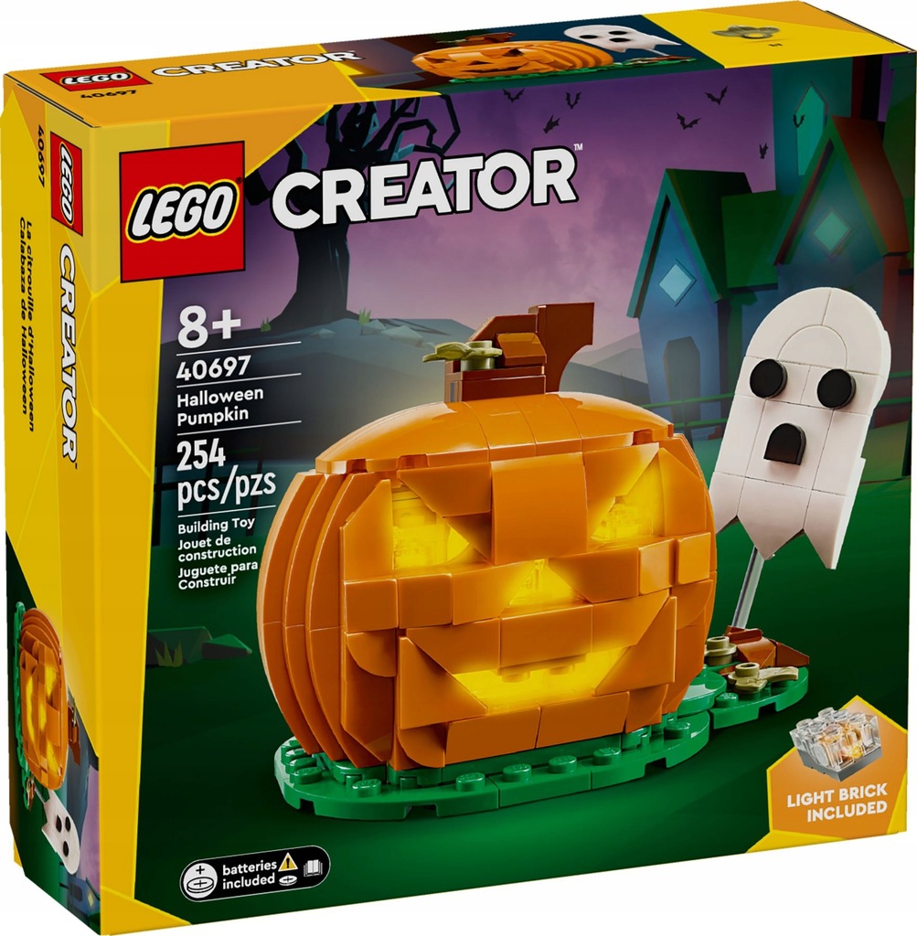 LEGO Creator 40697 Świecąca Dynia na Halloween