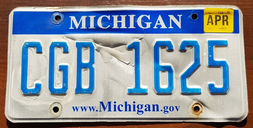 Tablica Rejestracyjna Usa Michigan 2018 8113719537 Oficjalne Archiwum Allegro