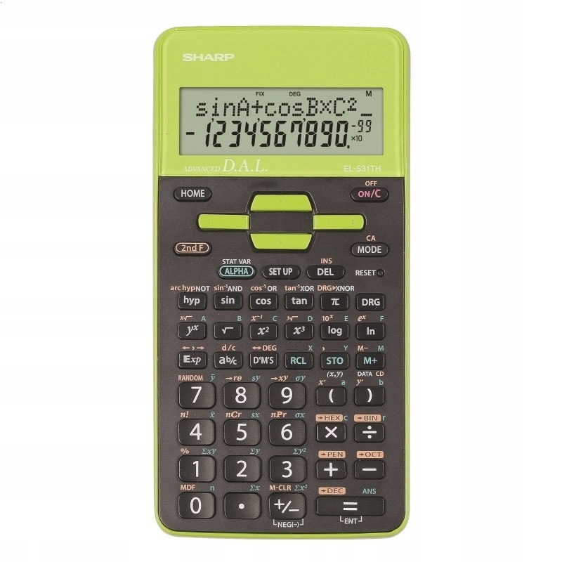 SHARP CALCULATOR SCIENTIFIC BOX EL531THGR