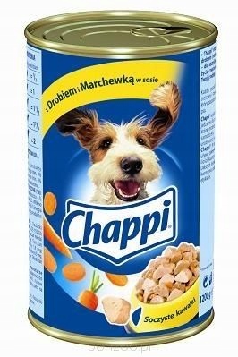 CHAPPI Drób z Marchewką 12x400g puszka