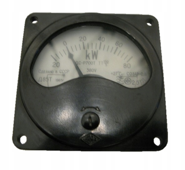 Watomierz D85 DS-R700 TT150/5 (Д85 ДС-Р700 ТТ50/5) retro 380V