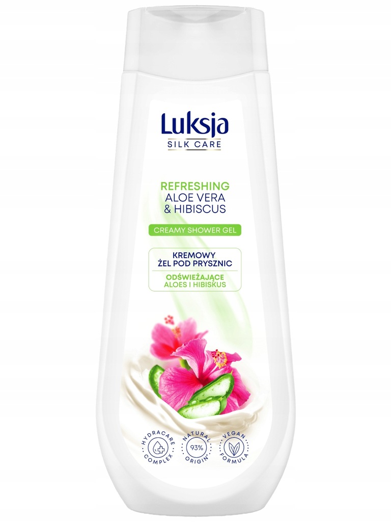 LUKSJA żel pod prysznic 500ml Aloes Hibiskus