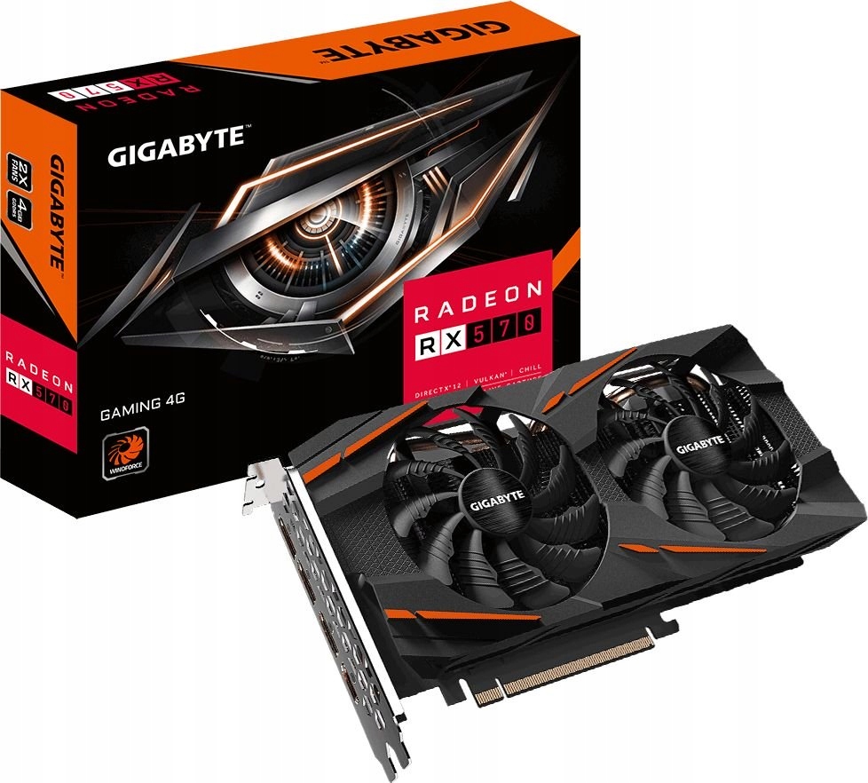 Купить Карта Radeon RX 570 Gigabyte GAMING 4 ГБ!: отзывы, фото, характеристики в интерне-магазине Aredi.ru