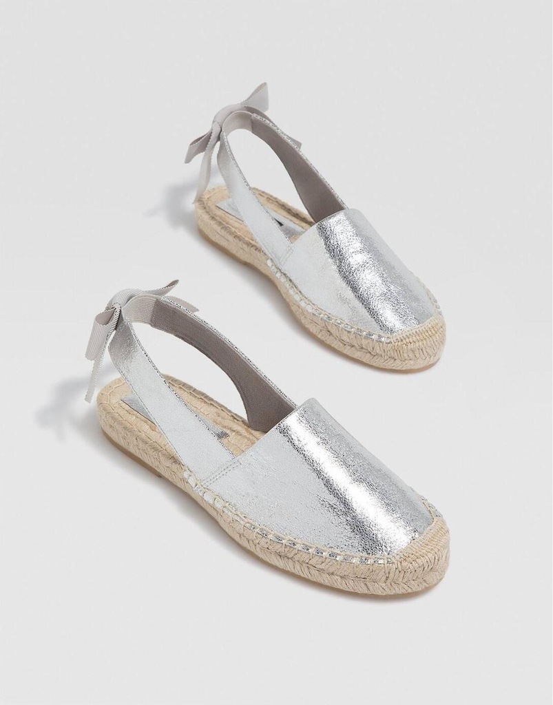 GB4709 STRADIVARIUS__MK9 METALICZNE ESPADRYLE__38