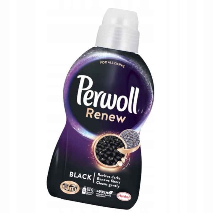 Płyn do prania czarnych ciemnych tkanin PERWOLL Renew Black 18 prań 990 ml