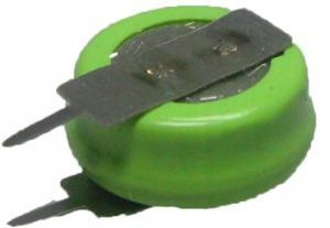 5x NiMH Batteria Di Ricambio A 1 Pulsante Tipo 1/V40H 40mAh 1,2V Con 2 Pin - Foto 2