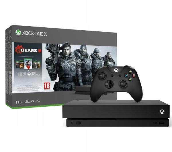 Konsola Xbox One X 1TB + Gears 5 SE + Gears of War