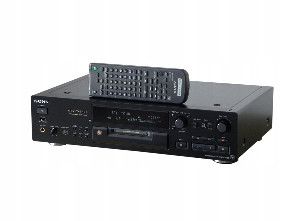 SONY MDSJB930 minidisc wysoki model klasy QS 8378975862